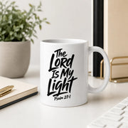 White glossy mug