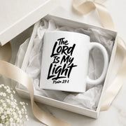 White glossy mug