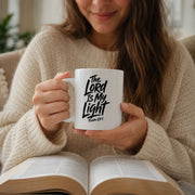 White glossy mug
