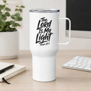 Travel mug with a handle