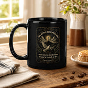 Isaiah 26:3 Black Glossy Mug