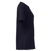 Jesus Is King women's relaxed t-shirt, navy right side view