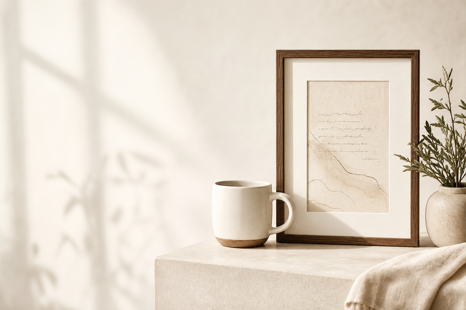 Premium Scripture gift gallery with mug and framed art